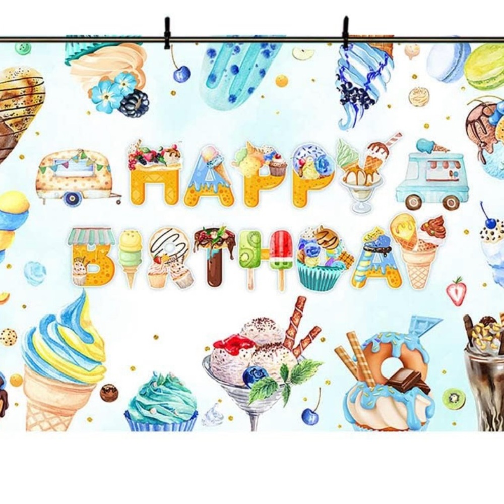 Colorful Birthday Backdrop